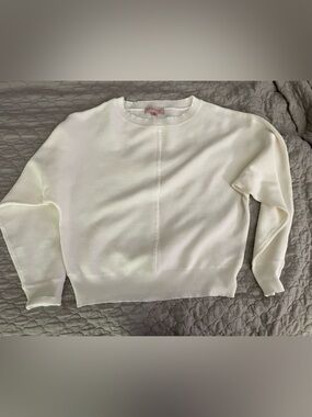 Philosophy Republic Clothing Cream White Mock Neck Dolman Sweater Medium